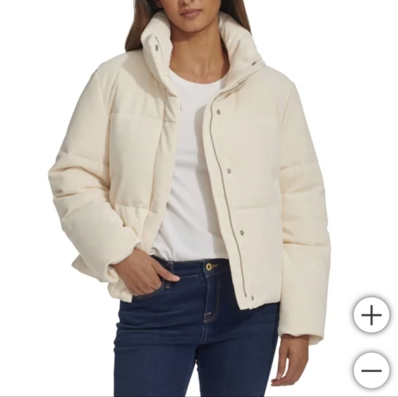 Levi's Jackets & Blazers - Levi's Ladies' Corded Puffer Jacket -Cream